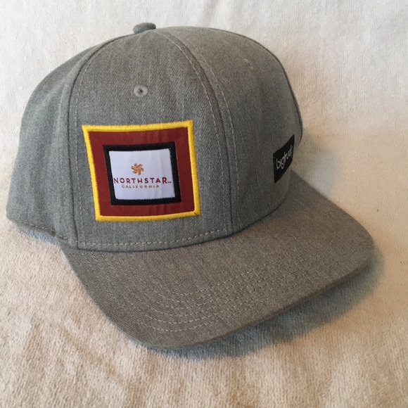 Northstar California bigtruck SnapBack hat flat bill trucker cap 6 panel style - Picture 1 of 12